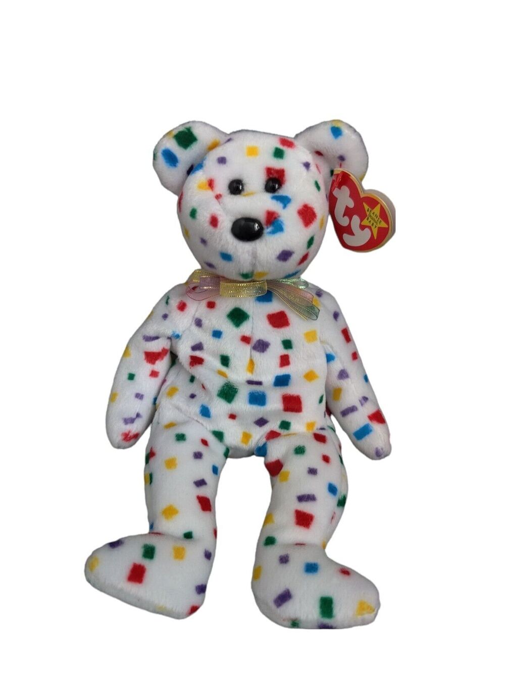 Beanie babies ty 2k bear retired 1999 dob 1/1/2000 collectible